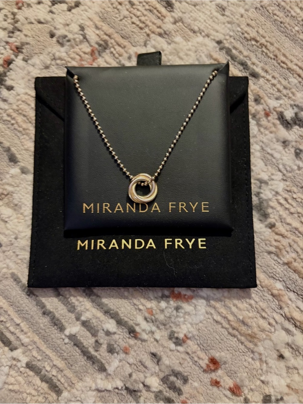 Miranda Frye Silver Double Ring Necklace - Women